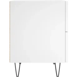 vidaXL Mesitas de noche 2 uds madera ingeniería 40x35x47,5 cm Blanco Online