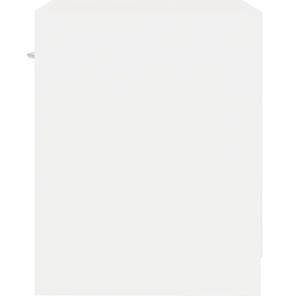 vidaXL Mesitas de noche con cajón 2 unidades blancas Blanco Best