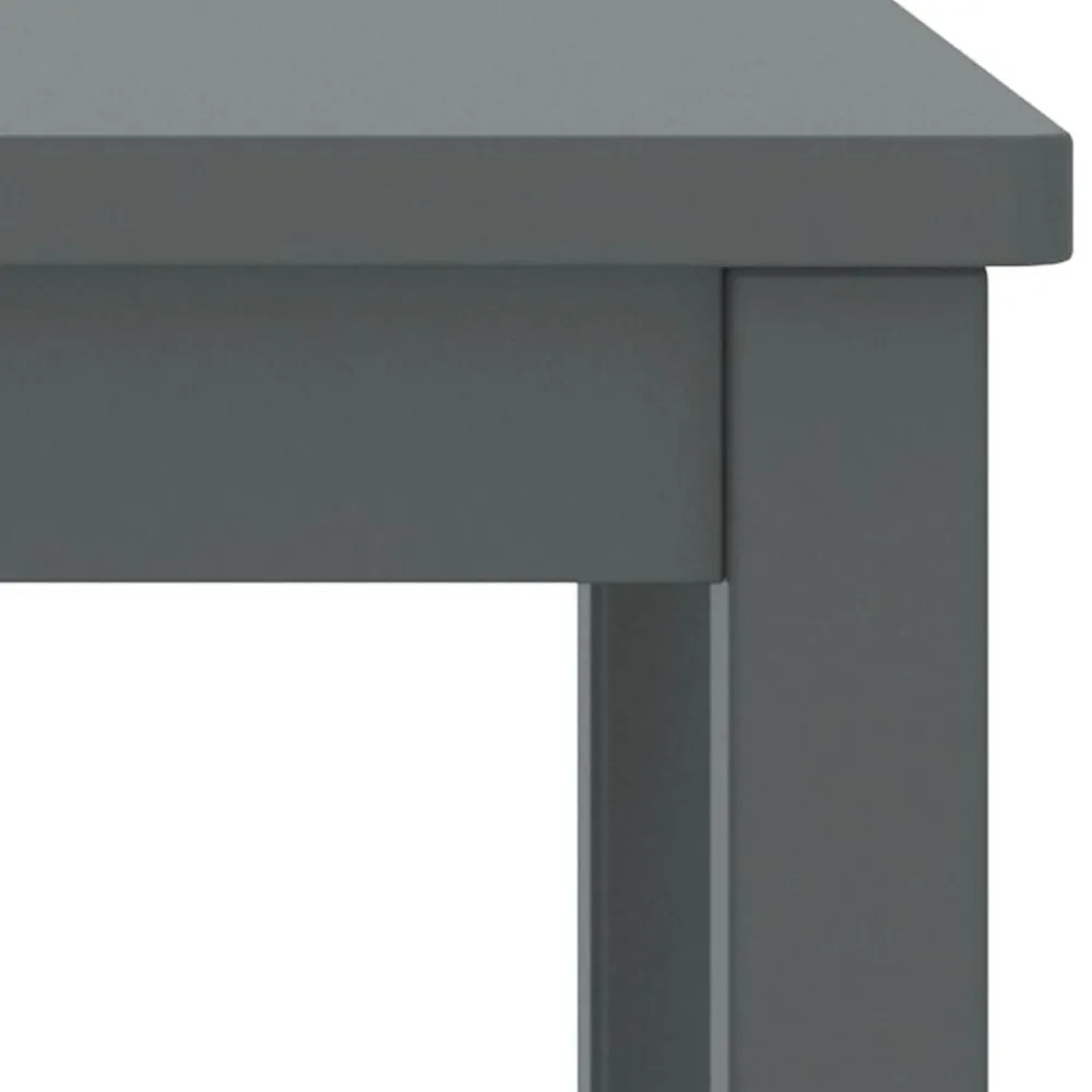 vidaXL Mesitas de noche madera maciza de pino 35x30x47cm Gris oscuro Clearance