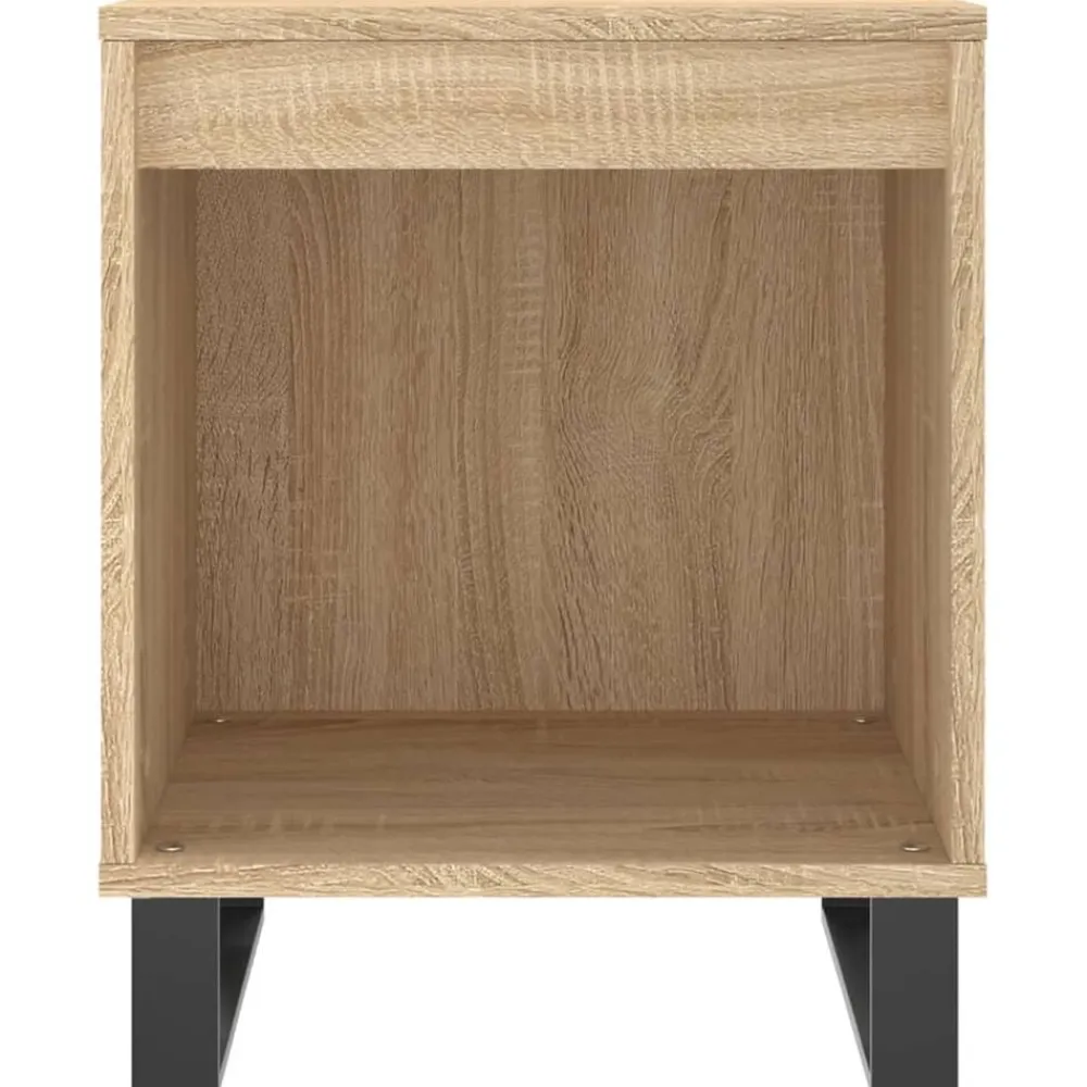 vidaXL Mesas-Mesitas noche 2 uds madera ingeniería 40x35x50 cm