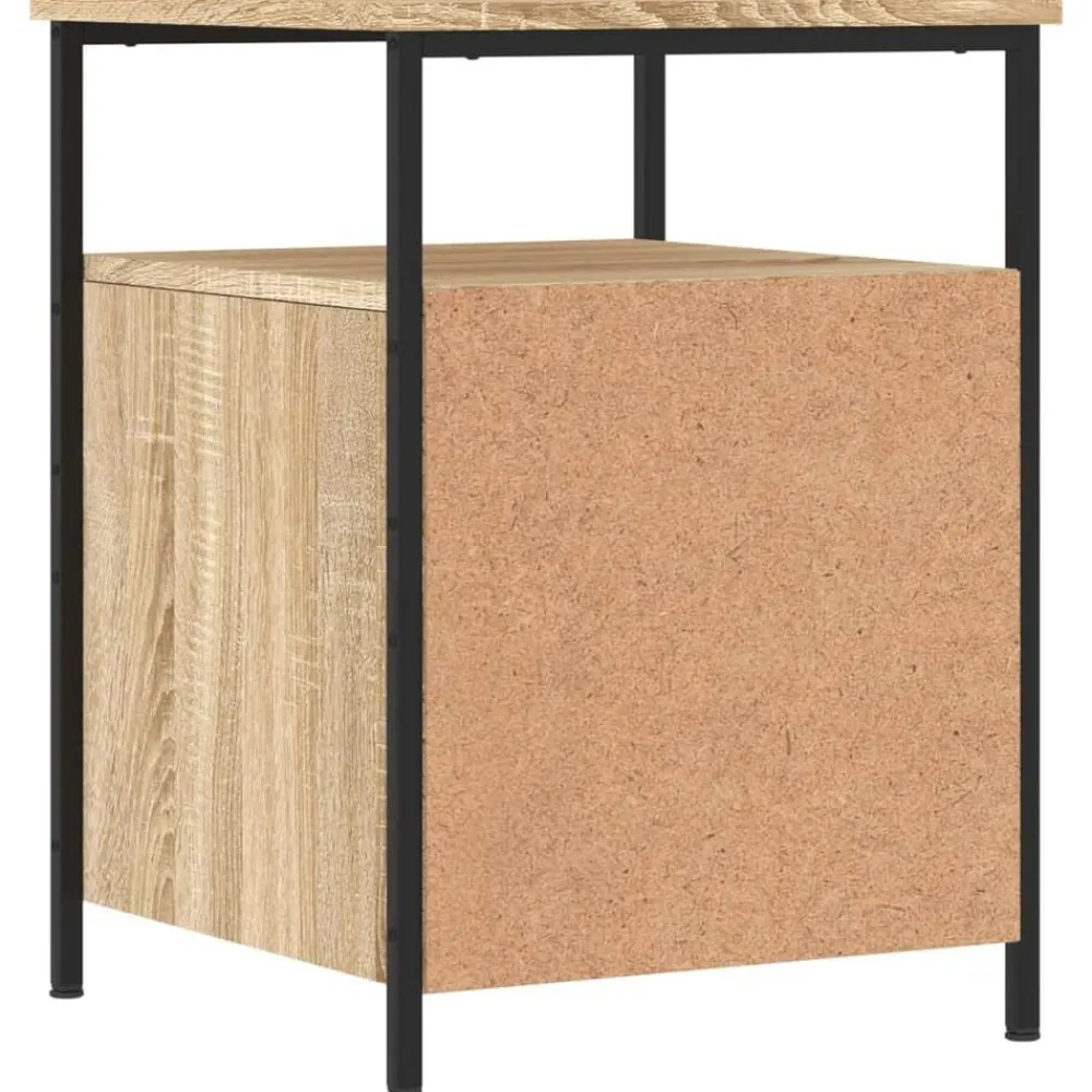 vidaXL Mesitas noche 2 uds madera ingeniería 44x45x60 cm Roble Sonoma Best