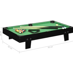 vidaXL Juegos De Interior-Mini mesa de billar 92x52x19 cm