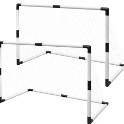vidaXL Mini porterías de fútbol 2 unidades 91,5x48x61 cm Online