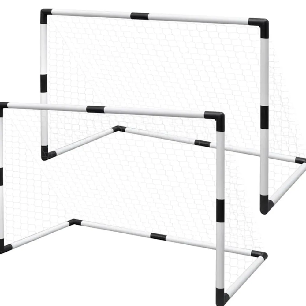 vidaXL Mini porterías de fútbol 2 unidades 91,5x48x61 cm Online