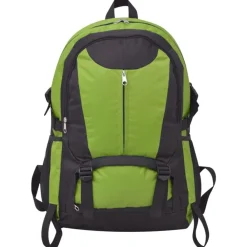 vidaXL Mochila de senderismo 40 L negra y Verde Hot