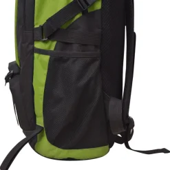 vidaXL Mochila de senderismo 40 L negra y Verde Hot