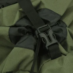 vidaXL Mochila de senderismo tela oxford militar 60 l Verde Discount