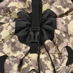 vidaXL Maletas Y Bolsos De Viaje-Mochila de senderismo tela oxford marrón camuflaje 60 l