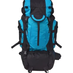 vidaXL Maletas Y Bolsos De Viaje-Mochila de senderismo XXL negro y 75 l