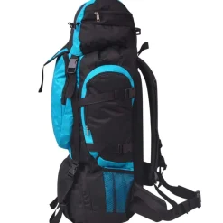vidaXL Maletas Y Bolsos De Viaje-Mochila de senderismo XXL negro y 75 l