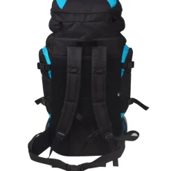 vidaXL Maletas Y Bolsos De Viaje-Mochila de senderismo XXL negro y 75 l