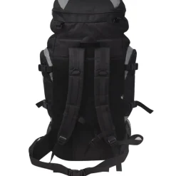 vidaXL Maletas Y Bolsos De Viaje-Mochila de senderismo XXL negro y 75 l