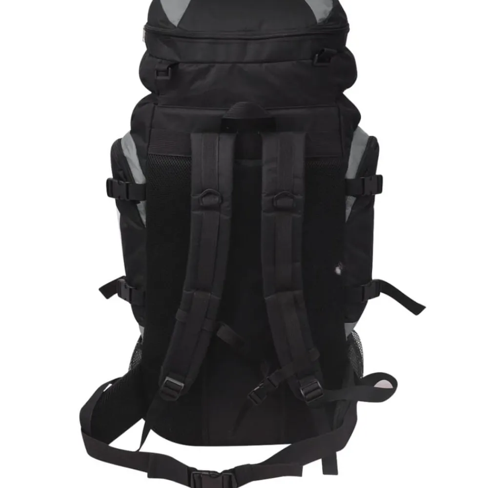 vidaXL Maletas Y Bolsos De Viaje-Mochila de senderismo XXL negro y 75 l