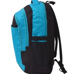 vidaXL Mochila escolar negra y 40 l Azul New