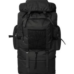 vidaXL Mochila estilo ejército XXL 100 l Negro Online