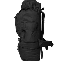 vidaXL Mochila estilo ejército XXL 100 l Negro Online