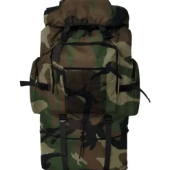vidaXL Maletas Y Bolsos De Viaje-Mochila estilo ejército XXL 100 l