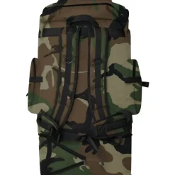vidaXL Maletas Y Bolsos De Viaje-Mochila estilo ejército XXL 100 l