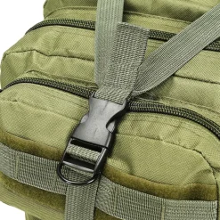 vidaXL Mochila estilo militar 50 L Verde oliva Discount