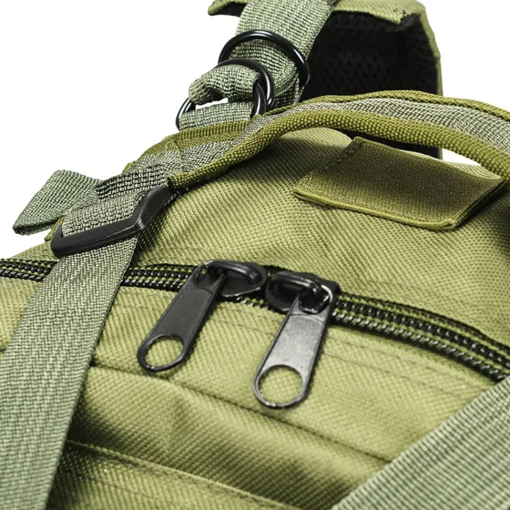 vidaXL Mochila estilo militar 50 L Verde oliva Discount