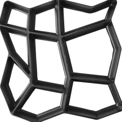 vidaXL Materiales De Construcción-Moldes de pavimento para el jardín 2 unidades 42x42x4 cm