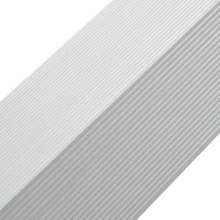 vidaXL Moldura de ángulo de porche aluminio 5 unidades 170 cm Plateado Discount