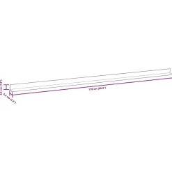 vidaXL Moldura de ángulo de porche aluminio 5 unidades 170 cm Plateado Discount