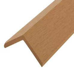 vidaXL Molduras angulares 5 uds WPC 170 cm Color teca Clearance