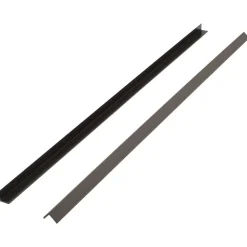 vidaXL Materiales De Construcción-Molduras angulares 5 uds WPC marrón oscuro 170 cm