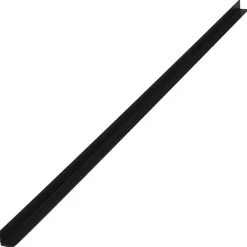 vidaXL Molduras angulares 5 uds WPC 170 cm Negro New