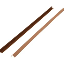 vidaXL Molduras angulares 5 uds WPC marrón claro 170 cm Marrón claro New