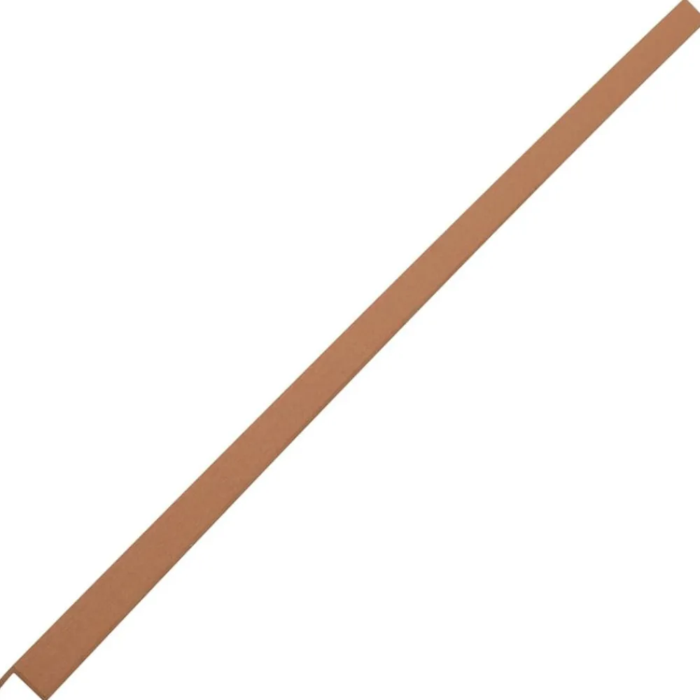 vidaXL Molduras angulares 5 uds WPC marrón claro 170 cm Marrón claro New
