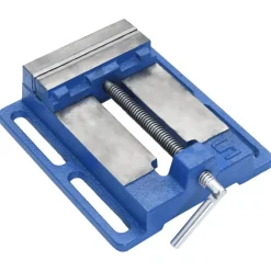 vidaXL Mordaza para taladro hierro fundido azul 121 mm Online