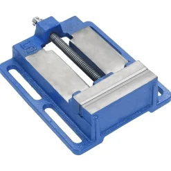 vidaXL Mordaza para taladro hierro fundido azul 121 mm Online