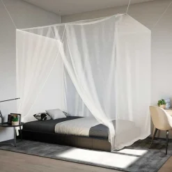 vidaXL Mosquitera colgante 156 malla blanca 220x100x150 cm Online
