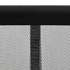 vidaXL Mosquitera de puerta cortina malla poliéster negro 100x220 cm New