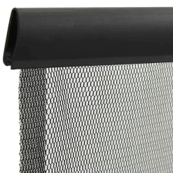 vidaXL Mosquitera de puerta cortina malla poliéster negro 100x220 cm New