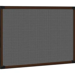 vidaXL Mosquitera extensible para ventanas marrón (75-143)x50 cm Marrón Hot