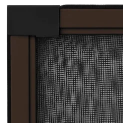 vidaXL Mosquitera extensible para ventanas marrón (75-143)x50 cm Marrón Hot