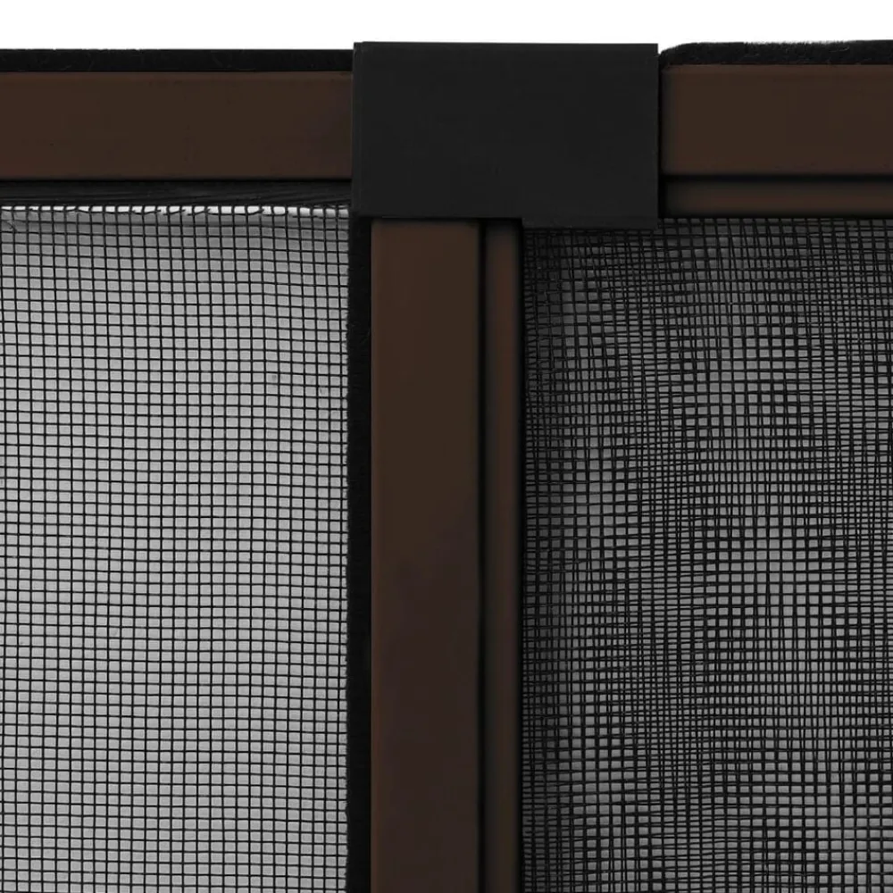 vidaXL Mosquitera extensible para ventanas marrón (75-143)x50 cm Marrón Hot