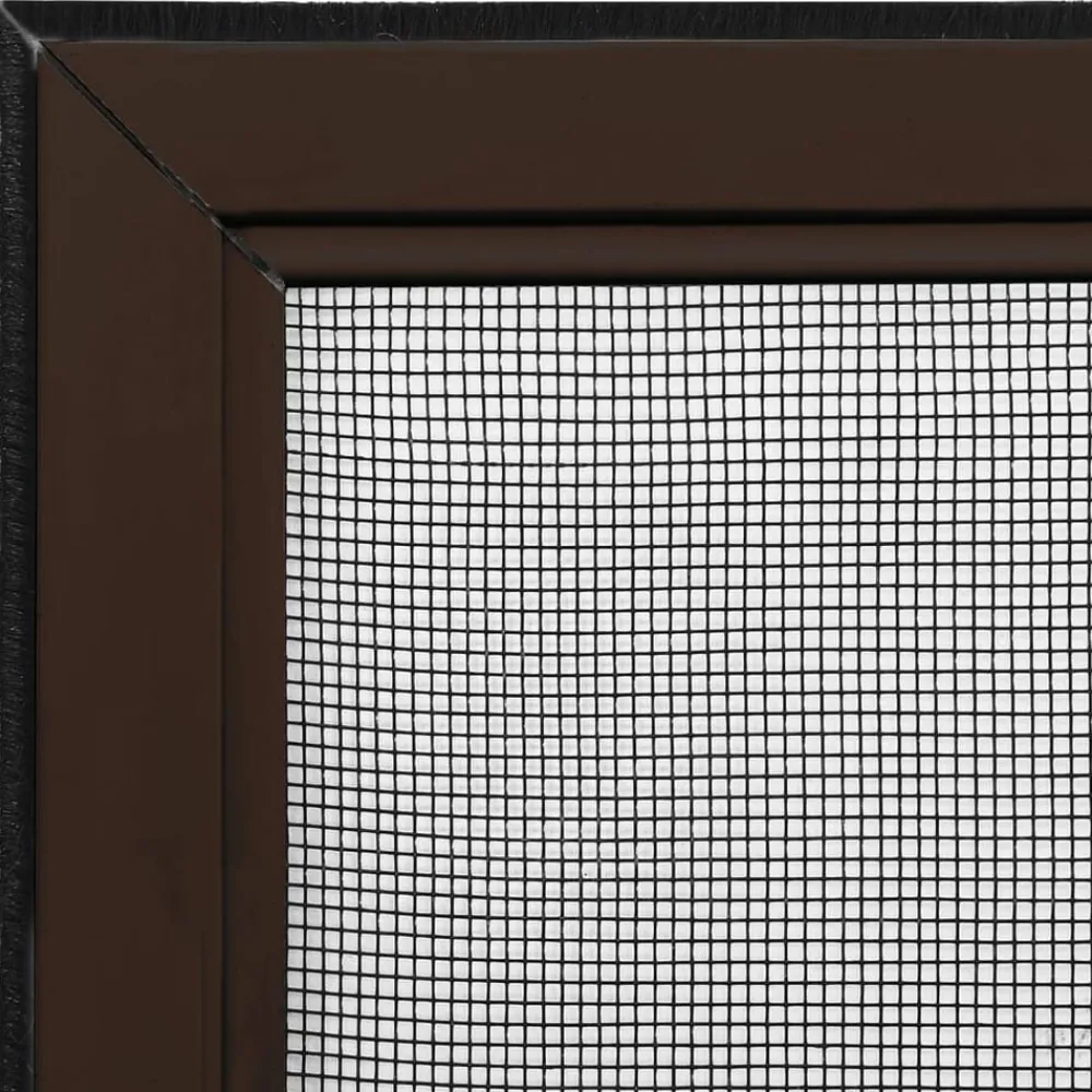 vidaXL Mosquitera extensible para ventanas marrón (75-143)x50 cm Marrón Hot