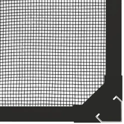 vidaXL Decoración-Mosquitera magnética para ventanas gris 80x140 cm