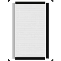 vidaXL Decoración-Mosquitera magnética para ventanas gris 80x140 cm