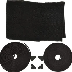 vidaXL Decoración-Mosquitera magnética para ventanas gris 80x140 cm