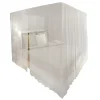 vidaXL Mosquitera para cama cuadrada 3 aberturas 2 unidades Best