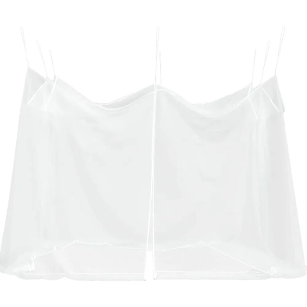 vidaXL Mosquitera para exteriores, malla 220, blanca, 300 x 300 x 250 cm Blanco Discount