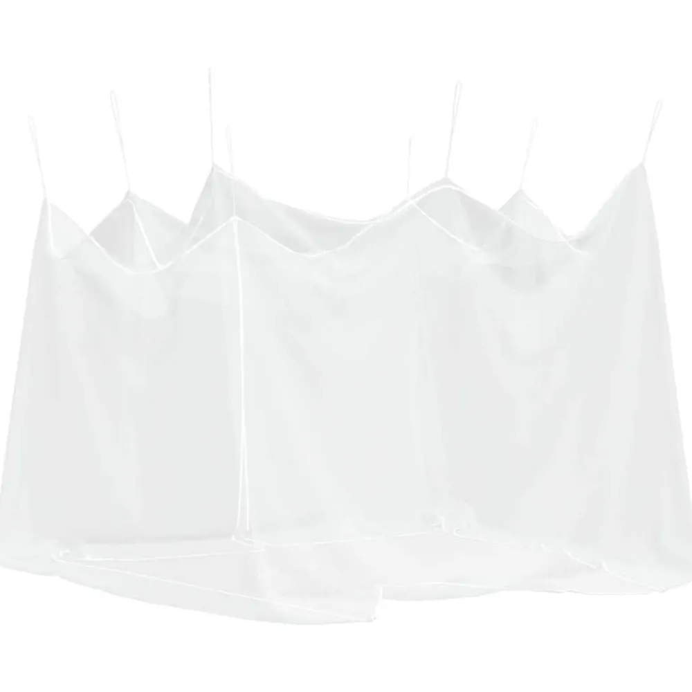 vidaXL Mosquitera para exteriores, malla 220, blanca, 300 x 300 x 250 cm Blanco Discount