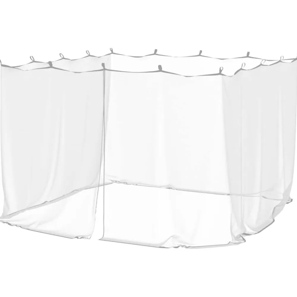 vidaXL Actividades Al Aire Libre-Mosquitera para exteriores, malla 220, blanca, 300 x 300 x 200 cm