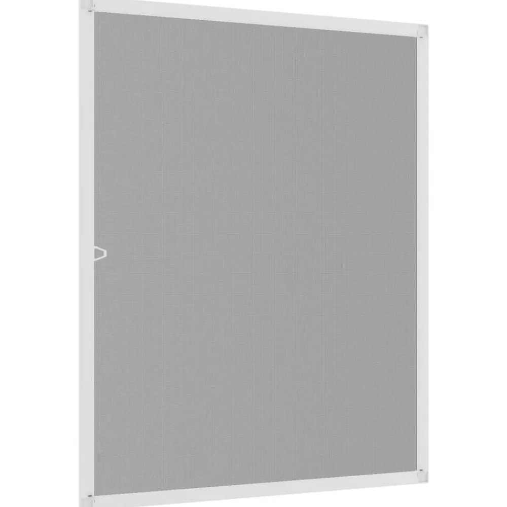 vidaXL Mosquitera para ventanas 80x100 cm Blanco New