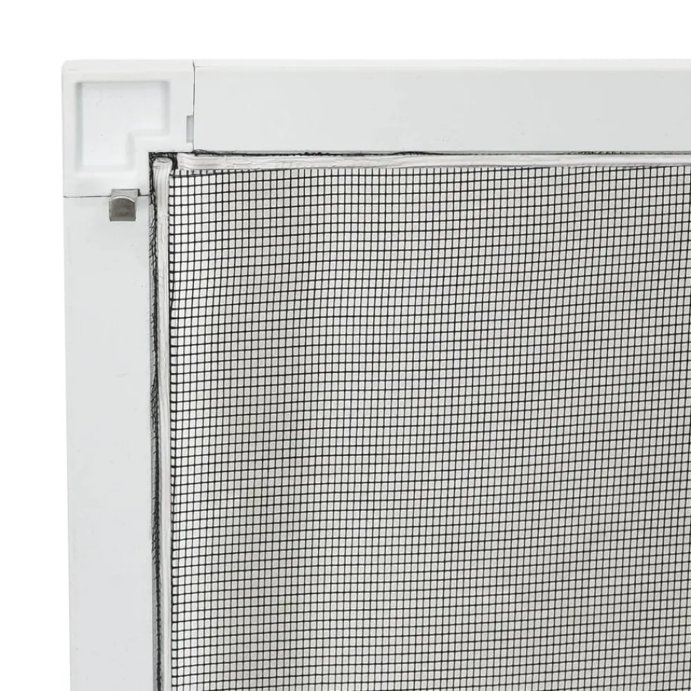 vidaXL Mosquitera para ventanas 80x100 cm Blanco New
